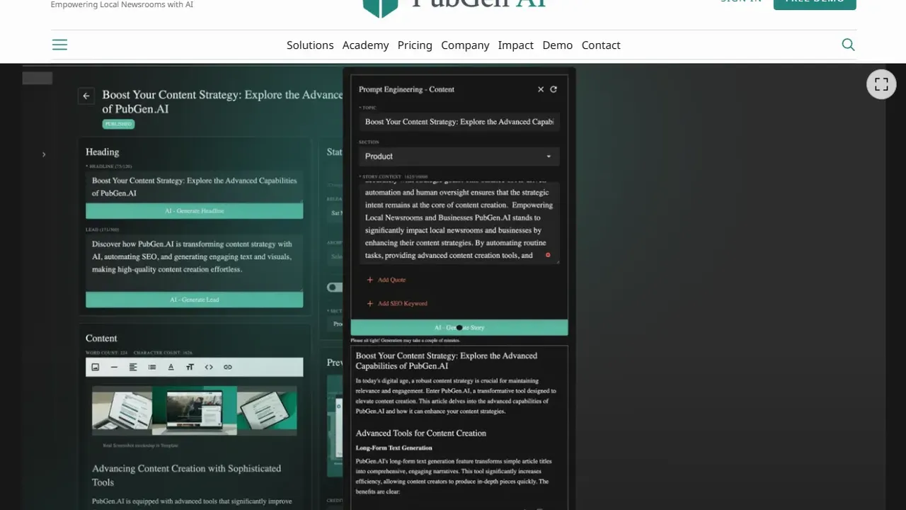 Project screenshot
